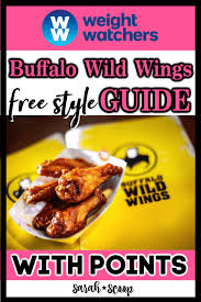 Buffalo Wild Wings Weight Watchers Points Guide Sarah Scoop