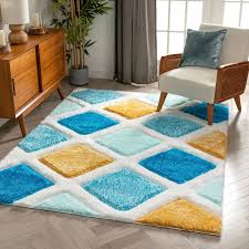 3d textured area rug