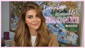 everyday wearable bronze makeup with