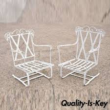 Wrought Iron Patio Bouncer Lounge Chair