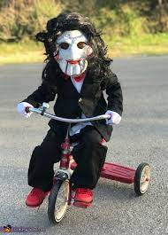 billy the puppet from saw child costume