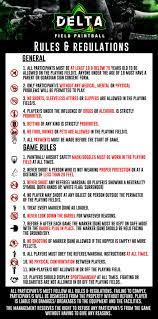 code of conduct delta field paintball