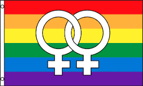 Die regenbogenflagge ist eins der bekanntesten symbole der lgbt*community. Regenbogenflagge Doppelfrau L 90 X 150 Cm