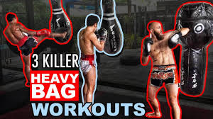 3 heavy bag workouts