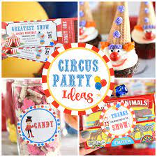 The invitations for this circus theme party might be my very favorite part. How To Throw An Amazing Circus Theme Party Crazy Little Projects