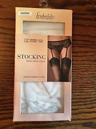 Details About Fredericks Of Hollywood 2 Pairs Classic Sheer Garter Stockings Size S M