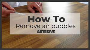 How to remove any air bubble after application of self-adhesive film -  YouTube