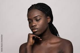 african woman skin face beautiful