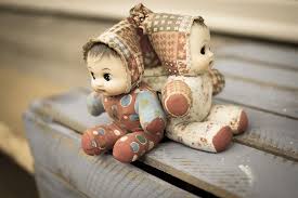 two baby dolls puppets toys