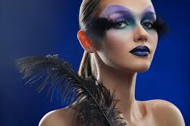 young woman with fantasy makeup