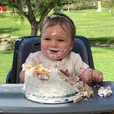 healthy first birthday smash cake