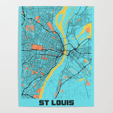 St Louis Missouri Gloria City Map
