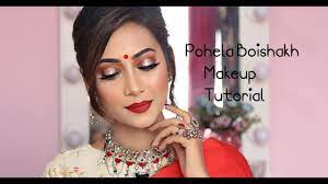 pohela boishakh makeup tutorial 2018 ll