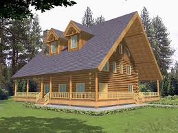 This elegant log cabin home has a classical rustic look to it yet it features modern comfort and convenience, the makings of a spacious yet cozy house which is perfect for a family to enjoy for life. Trotting Trail Luxury Log Home Plan 088d 0052 House Plans And More