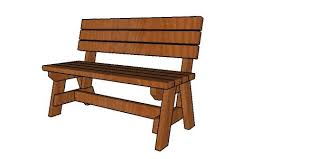 2x4 Bench With Back Plans