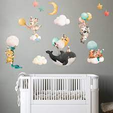 5 Baby Animal Wall Decals Buy