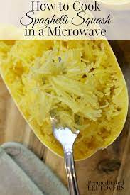 microwave spaghetti squash recipe and