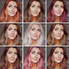 hair colour at 50 red silver pink