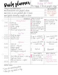 Daily Planner To Do List Day Organizer A4 Daily Planner