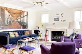 Blue Couches In Living Rooms