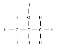 isopropyl alcohol structure formula