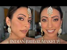 indian south asian bridal makeup in