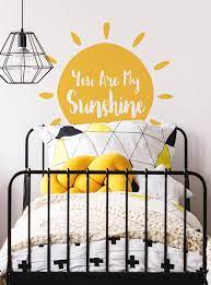 Sunshine Quote Lettering Wall Decal