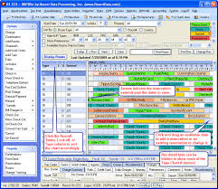 Sample Screens Reservation Tape Chart Resort Data Processing