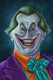 Jack Nicholson Joker Caricature