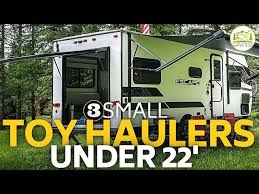3 small toy hauler cer trailers with