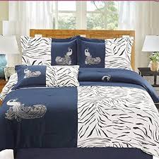 white tiger animal print comforter