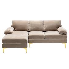 L Shaped Sectional Sofa Couch Modern