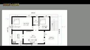 north face 2bhk house plan