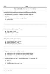 l univers seconde 2nde exercices