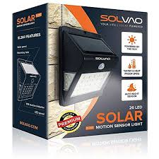 solvao solar motion detector light