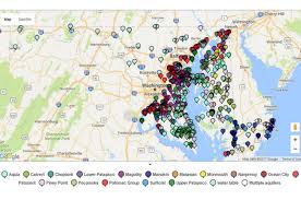 Interactive Map Of Groundwater Levels In Maryland American