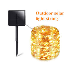 led string lights solar portable