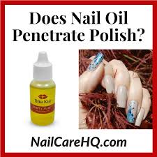 does nail oil penetrate polish nail