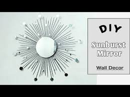 sunburst mirror diy how to make