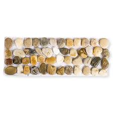 polished cobblestone pebble tile for