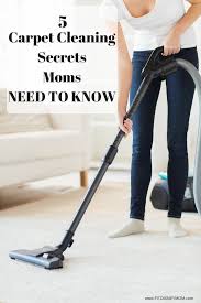 5 carpet cleaning secrets moms need to
