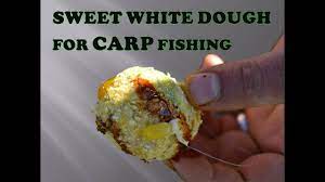 sweet white dough for carp fishing