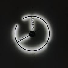 Unique Led Wall Clock Led Lighted Wall