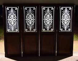 Antique French Etched Glass Doors