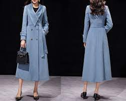 Wool Coat Women Long Jacket