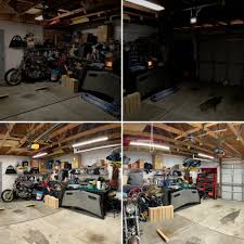 Ntd Hf Led Shop Lights For The Garage Before And After