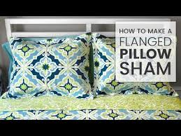 how to make a d pillow sham you