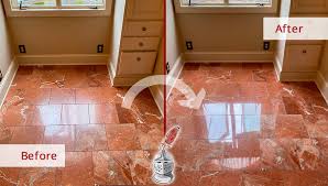 our stone polishing leaves a floor in