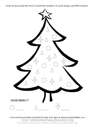 Christmas Tree Coloring Sheets Printable Tree Coloring Pages