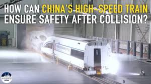 Collision experiment and stability test show safety and comfort of China's high-speed trains - YouTube